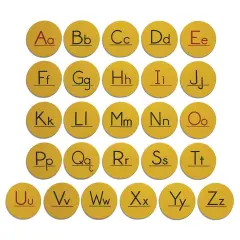 Alphabet Spot Marker Set, 5" (Set of 26)