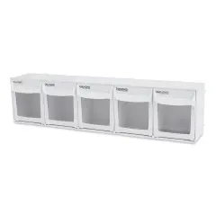 Diamond Storage Solutions - 5 Tip Out Bins, Full Width