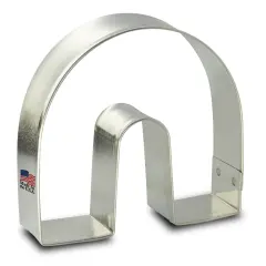 CookieCutter.com Cookie Cutters Rainbow Horse Shoe Cookie Cutter 3 in, Tin Plate Steel, Handmade in USA