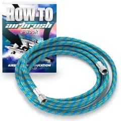 PointZero Braided Airbrush Air Hose 1/8