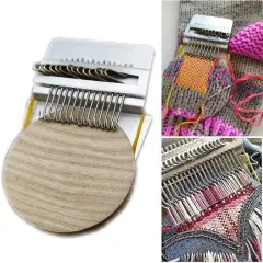 28 Hooks Type Small Loom Darning Loom DIY Weaving Darning Machine