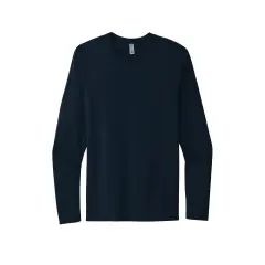 Next Level&reg; Cotton Long Sleeve Tee Midnight Navy