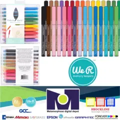 American Crafts TOOL - WR -FABRIC PENS FINE TIP FABRIC QUILL REFILLS 661173