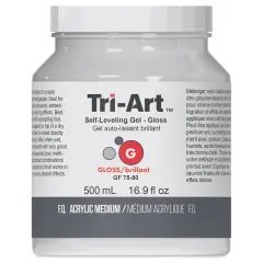 Tri-Art Self-Leveling Gel Medium - Gloss, 500 ml