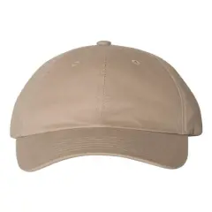 Valucap&reg; Brushed Twill Cap Soft Comfortable Fit Dark Khaki