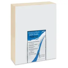 American Easel Gessoed Wood Painting Panel - 10" x 12", 1-5/8" Deep Cradle