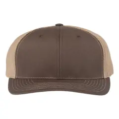 Richardson&reg; R Flex Adjustable Trucker Cap Brown/ Khaki