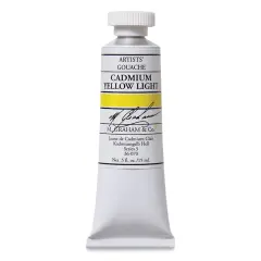 M. Graham Artists' Gouache - Cadmium Yellow Light, 15 ml tube