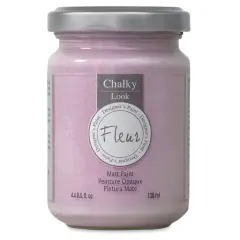 Fleur Chalky Look Paint - Babydoll Silk, 4.4 oz jar