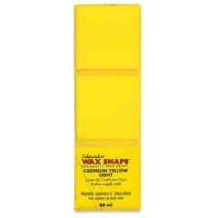 Enkaustikos Wax Snaps Encaustic Paints - Cadmium Yellow Light, 40 ml cake