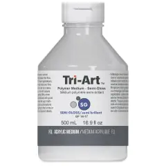 Tri-Art Acrylic Polymer - Semi-Gloss, 500 ml