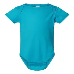 Rabbit Skins&reg; Infant Fine Jersey Bodysuit - 4424 Turquoise