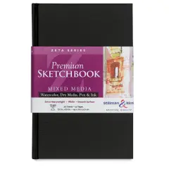 Stillman & Birn Zeta Series Hardcover Sketchbook - 8-1/2" x 5-1/2", Portrait