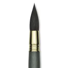 Escoda Aquario Gold Squirrel Mop Brush - Round Mop, Size 16, Short Handle