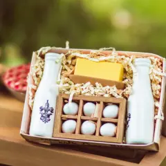 The Queen's Treasures 11 Piece Vintage Milk, Eggs And Butter Kitchen Food