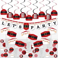 Big Dot of Happiness Jolly Santa Claus - Christmas Party Supplies Decoration Kit - Decor Galore Party Pack - 51 Pieces