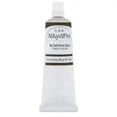 CAS AlkydPro Fast-Drying Alkyd Oil Color - Van Dyke Brown (Synthetic), 70 ml tube