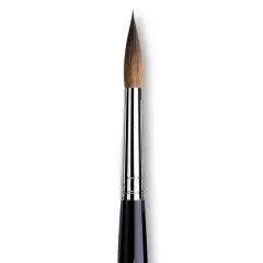 Da Vinci Maestro Kolinsky Brush - Long Tapered Round, Short Handle, Size 10