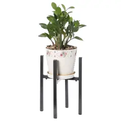 Adjustable Metal Plant Holder, Flower Pot Stand Expands from 9.5- 14.5 Inches