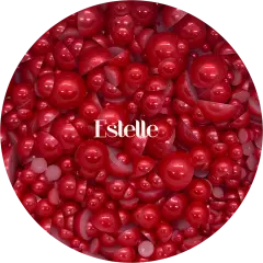 Flatback Resin Pearl Mix - Estelle by Glitter Heart Co.&trade;