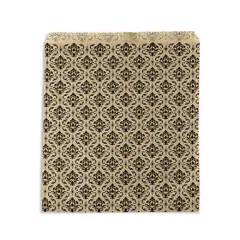 Gift Bag Damask Print 9-1/2"x6" (Package of 100)