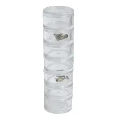 7pc Stackable Storage Jars - Jars Screw Together