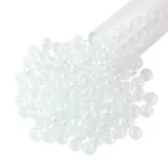Miyuki Round Rocaille Seed Bead 8/0 Transparent Rainbow Crystal