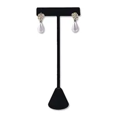 Earring T Bar 6-3/4" Black