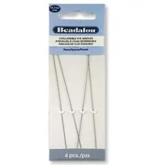 Collapsible Eye Long Beading Needles Heavy (4-Pcs)