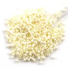 Miyuki Delica Seed Bead 11/0 Matte Opaque Glazed Luster Ivory