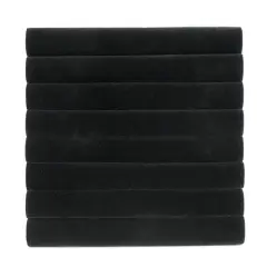 Black Foam Multi-Slot Ring Pad Insert Half Size