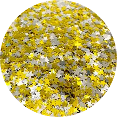 Polyester Glitter - Star Mix Glitter Shapes by Glitter Heart Co.&trade;