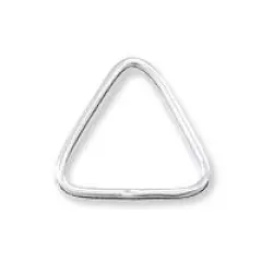 Jump Ring Triangle Open 8x8mm Sterling Silver (1-Pc)