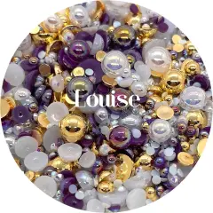 Flatback Pearl & Rhinestone Mix - Louise by Glitter Heart Co.&trade;