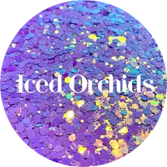 Polyester Glitter - Iced Orchids by Glitter Heart Co.&trade;
