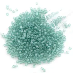 Miyuki Delica Seed Bead 11/0 Matte Glazed Luster Seafoam Green