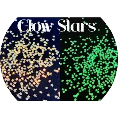 Polyester Glitter - Glow Stars Glitter Shape by Glitter Heart Co.&trade;