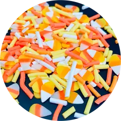 Fake Sprinkles - Candy Corn Sprinkles by Glitter Heart Co.&trade;