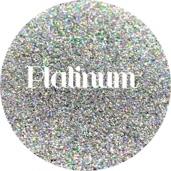 Polyester Glitter - Platinum by Glitter Heart Co.&trade;