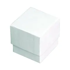 Square Ring Box - White (Case of 100)