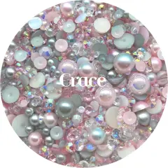 Flatback Pearl & Rhinestone Mix - Grace by Glitter Heart Co.&trade;