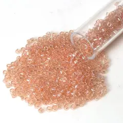 Miyuki Delica Seed Bead 11/0 Glazed Luster Pink Transparent