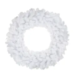Northlight Icy White Spruce Artificial Christmas Wreath - 48" - Unlit