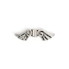 Angel Wing Pewter Bead 26x8mm (Package of 10)