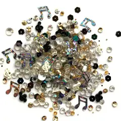 Buttons Galore Sparkletz DIY Craft Embellishments 30 Grams - 3 Packs of Concerto