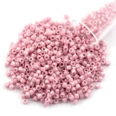 Miyuki Delica Seed Bead 11/0 Pearl Light Lilac White Glazed Luster Opaque