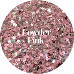 Polyester Glitter - Powder Pink by Glitter Heart Co.&trade;