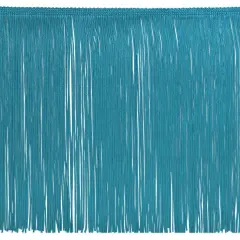 5 Yards of 12" Chainette Fringe Trim | 5 yard cut Turquoise