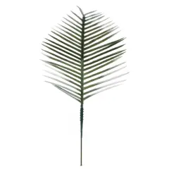 Set of 5 Green-White 6" Cycus Plants - Stylish and Natural Indoor D&eacute;cor, Miniature Botanical Delights for Home and Office Spaces, Floral Home by Artificial Flowers