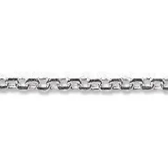 Forzatina Chain 1mm Sterling Silver (Priced per Foot) -